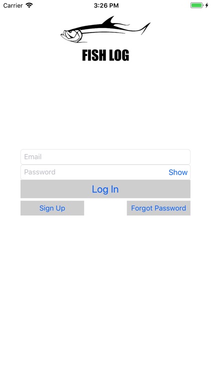 Fish Log - Data App