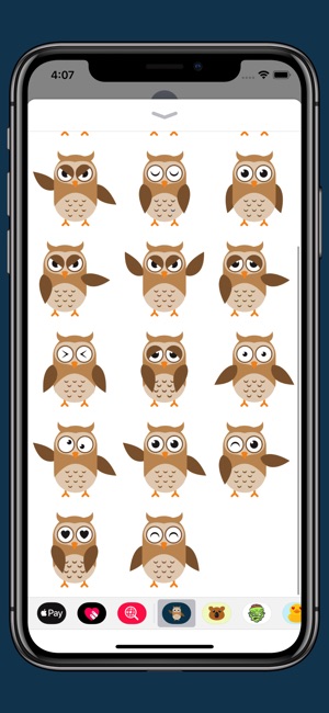 Owl Emoji - Cute Smiles(圖3)-速報App