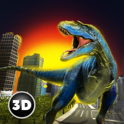 Dinosaur T-Rex - City Attack