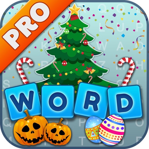 Holiday Fun Words Word Search Icon