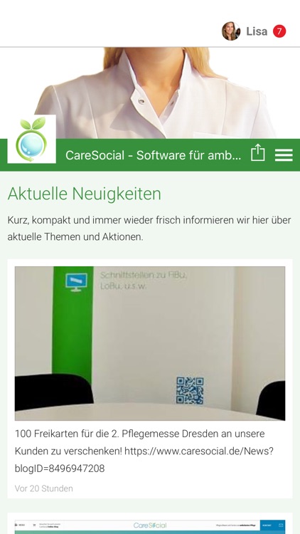 Pflegesoftware CareSocial