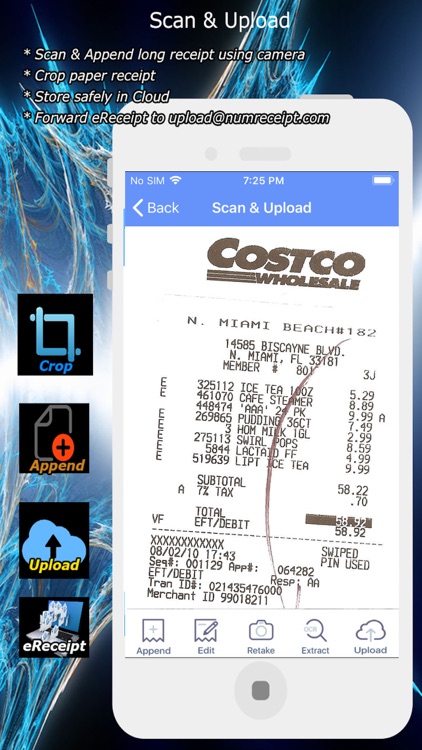 Num Receipt Tracker