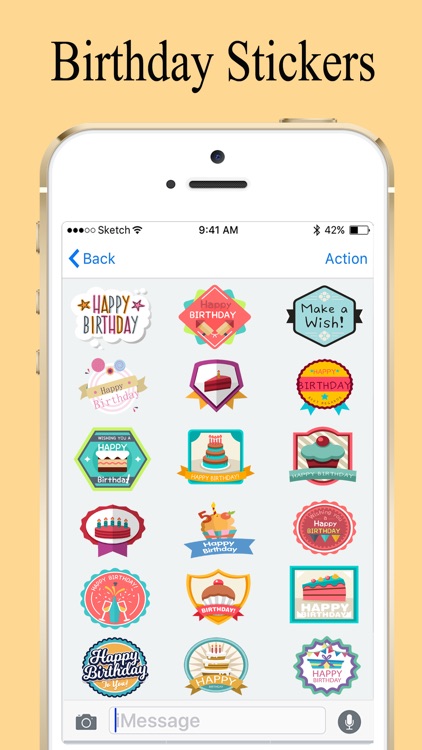 Birthday Wishes Stickers 2018
