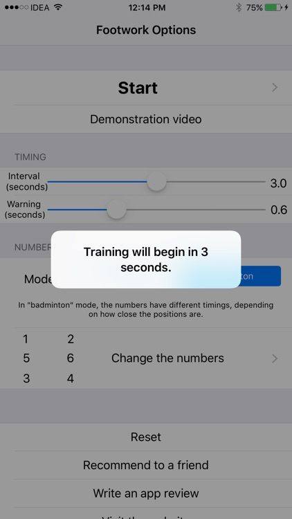 Badminton Shadow Trainer