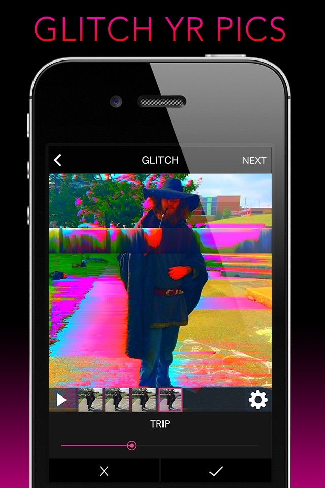Glitch Wizard - Distort Photos to Trippy GIFs screenshot 2