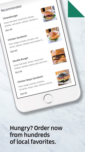 uber eats food delivery on the app store screenshots
