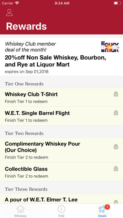 West End Tavern Whiskey Club screenshot 2