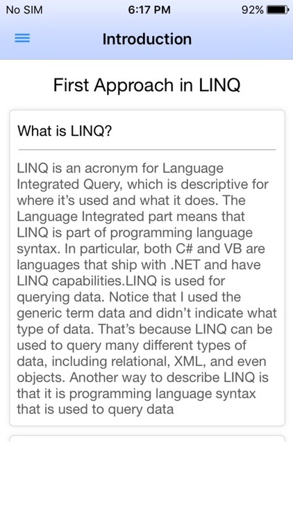 Linq Tutorial
