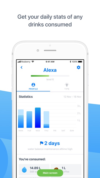 Waterbalance: drink tracker