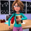 Virtual High School Teacher 3D school games for kids 