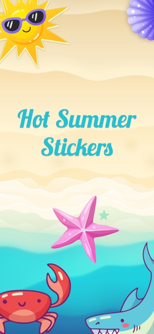 Hot Summer Stickers