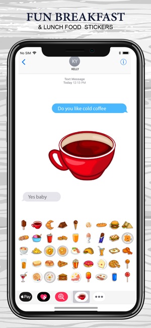 Fun Breakfast & Food Stickers(圖4)-速報App