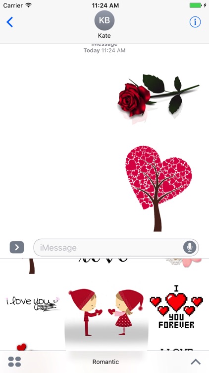 Romantic Emoticons