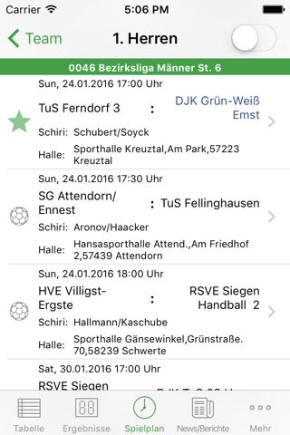 DJK Grün-Weiß Emst Handball screenshot 2