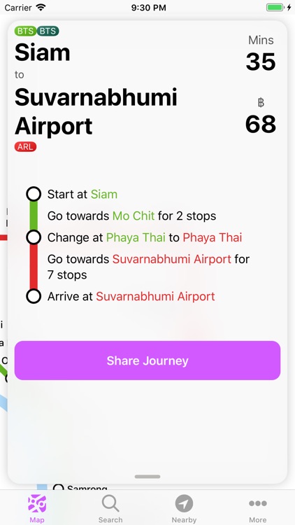 Bangkok Metro Transit Map