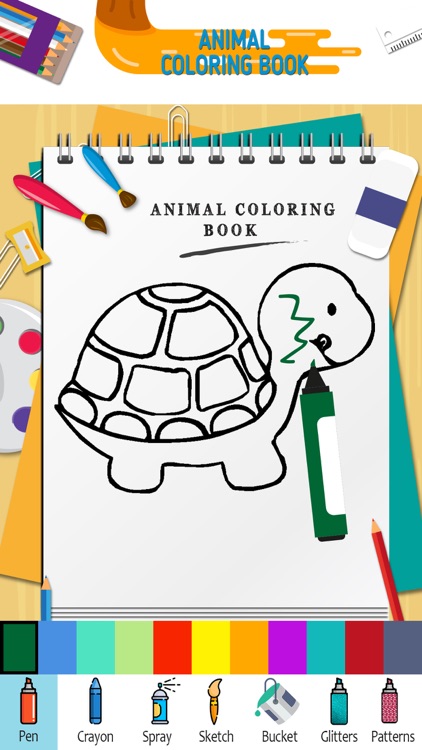 Kids Coloring Book free app pa screenshot-3
