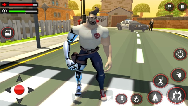 Cyborg Hero Life Story Game