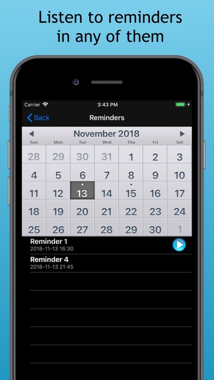 VoiceRem - voice reminders screenshot-5