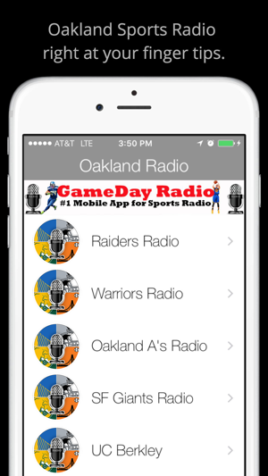 Oakland GameDay Radio - Raiders Warriors A's(圖1)-速報App