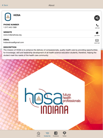 HOSA Indiana screenshot 3