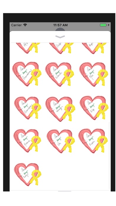 Love My Army Heart Stickers screenshot 4