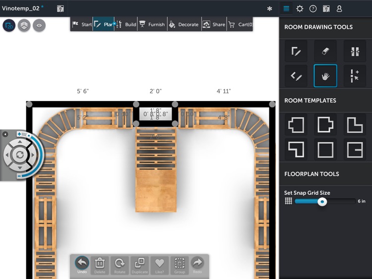 3D Room Planner by Vinotemp