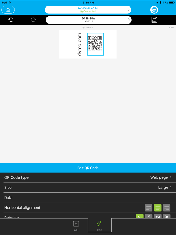 DYMO Connect screenshot 2