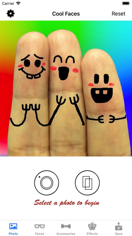 Cool Finger Faces - Photo Fun!