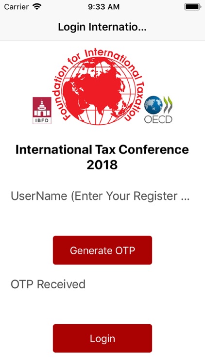 International Tax Conf 2018