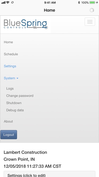 BlueSpring Lighting Control