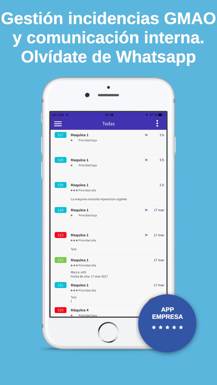 Sefici Gestión de incidencias