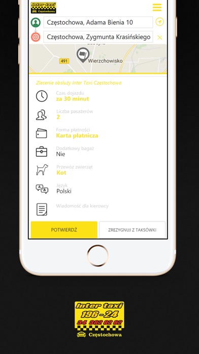 Inter Taxi Częstochowa screenshot 3