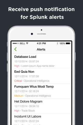 Splunk Mobile App screenshot 4