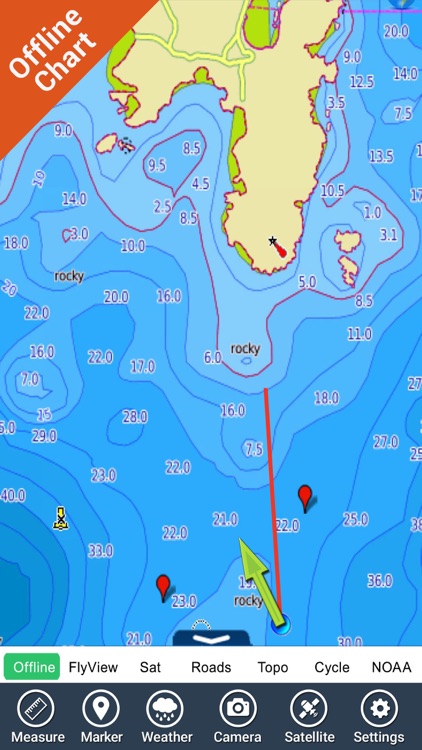 Boating Corsica Nautical Chart screenshot-2