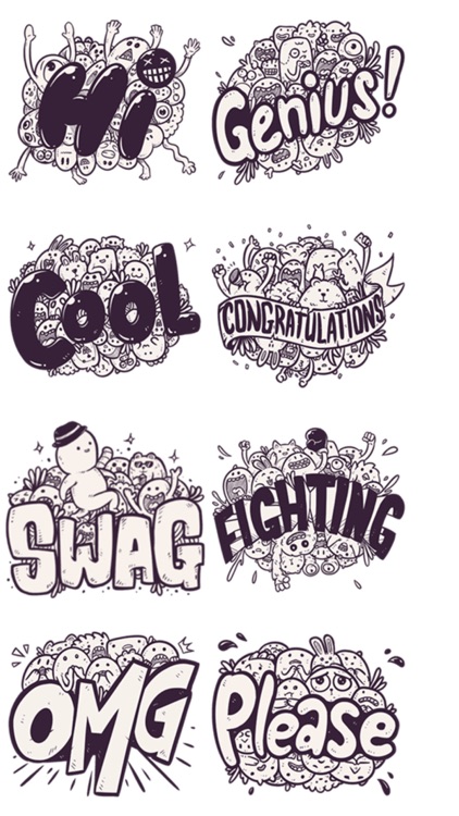 Text Stickers Collection screenshot-5