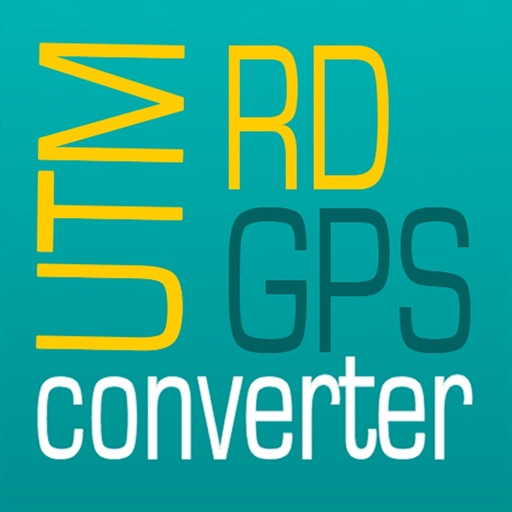 UTM RD GPS coords converter iOS App