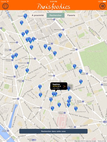 Paris Foodies restaurants screenshot 2