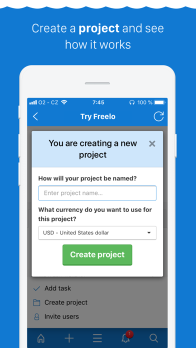 Freelo Project Management screenshot 4