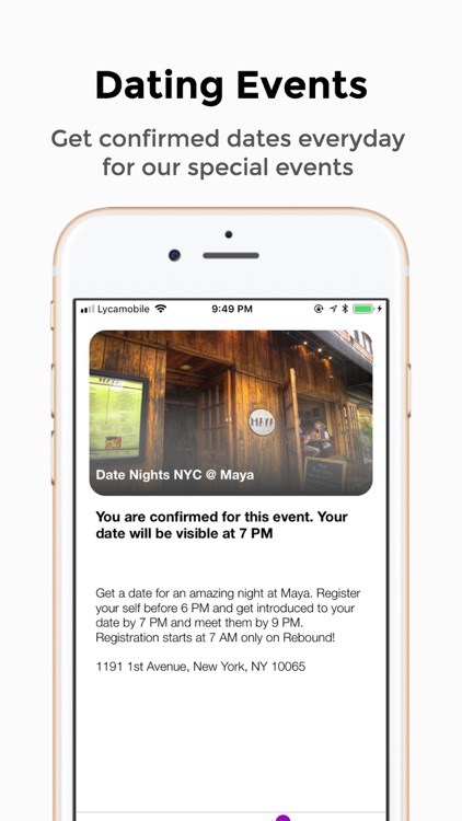 Rebound dating app