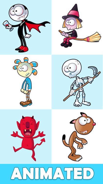 Animated Halloween Characters