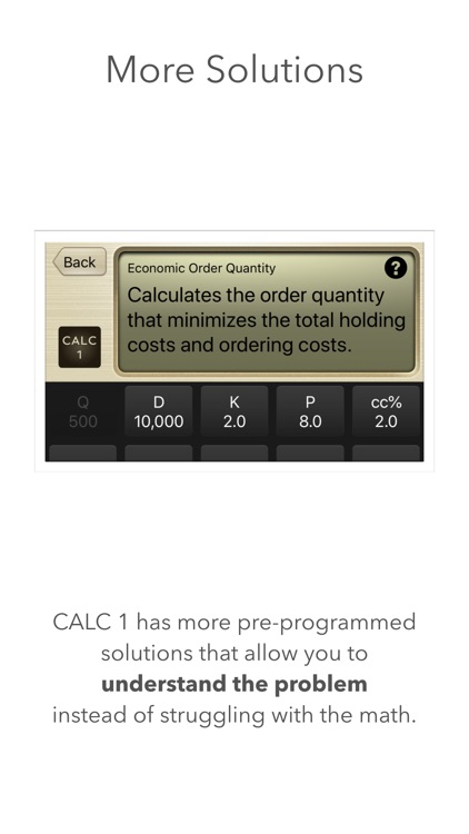 CALC 1 Financial Calculator