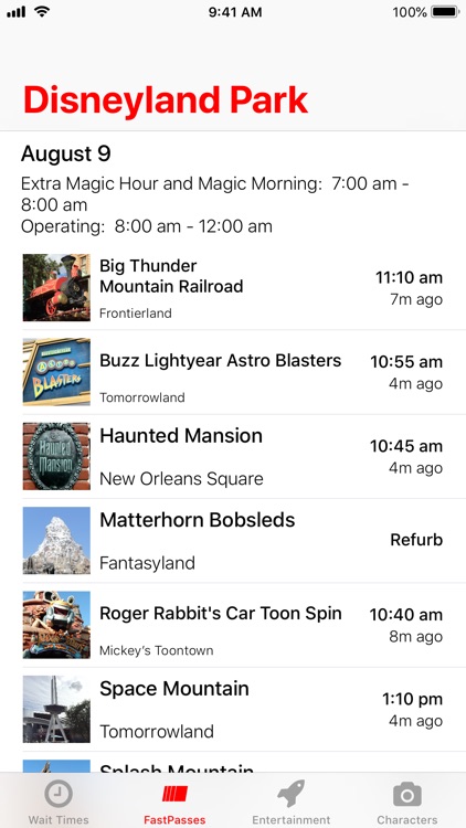Wait Times For Disneyland