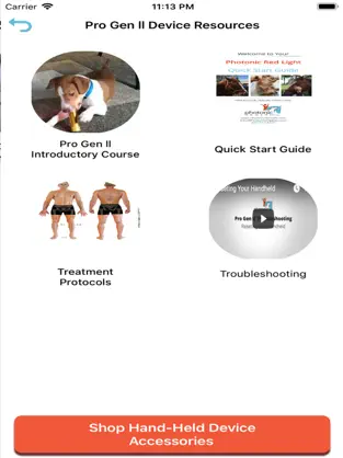 Screenshot 2 The Photonic Health App iphone