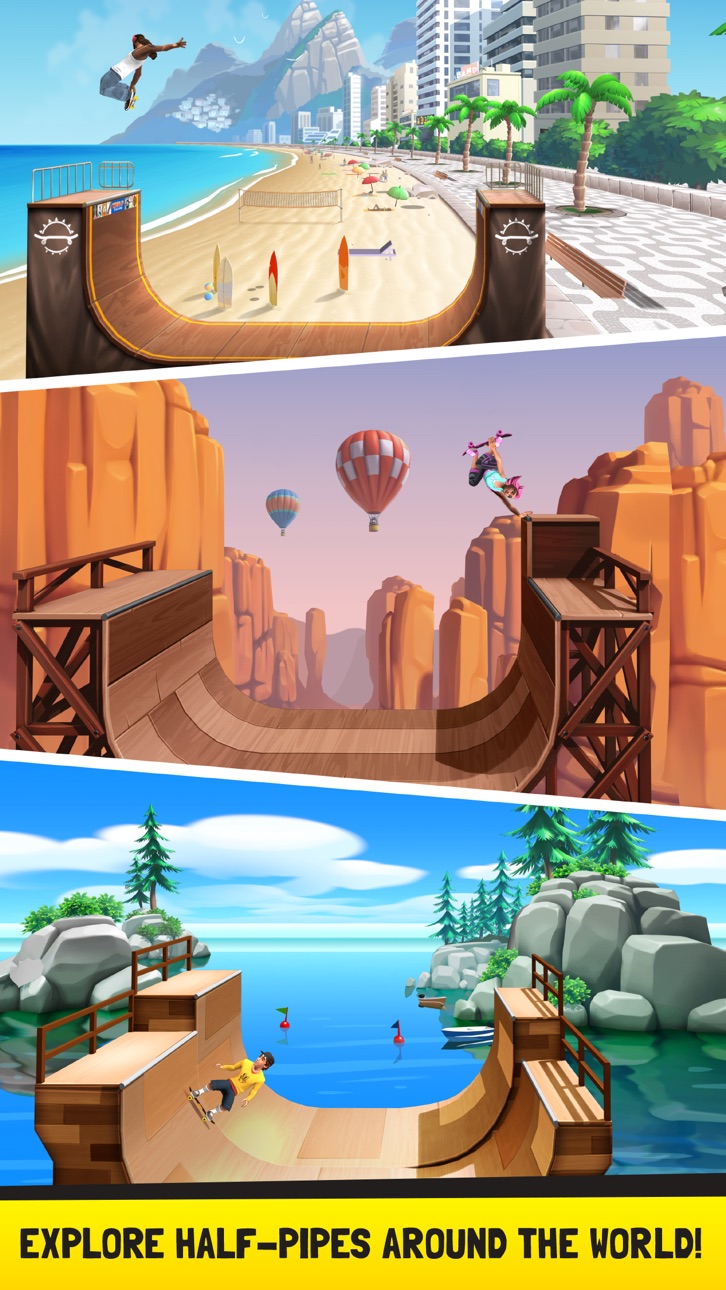 Flip Skater Hack screenshot 3 - iOS game interface