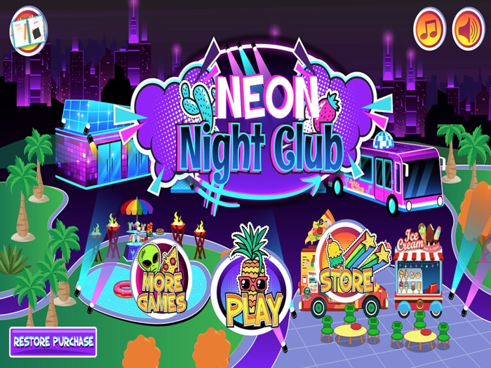 Neon Night Club - Dance Party
