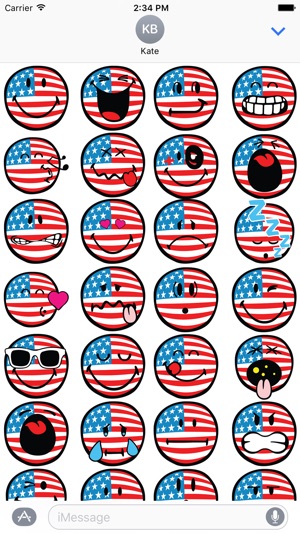 Smiley American Flags(圖2)-速報App