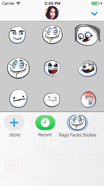 Rage Faces Animated Stickers screenshot-3