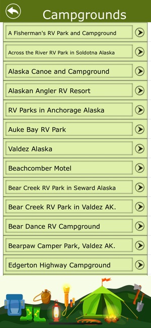 Alaska Campgrounds & Trails(圖3)-速報App