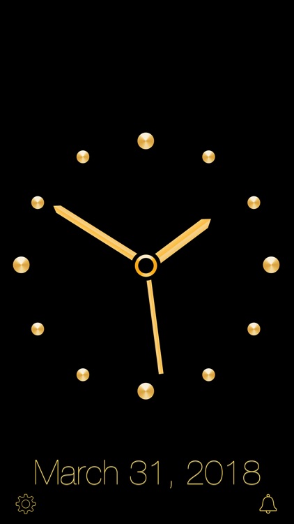 Gold Luxury Clock screenshot-5