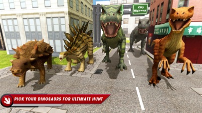 Dinosaur Simulator City Hunter screenshot 3